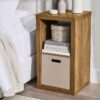 2 Cube Storage Organizer, Charcoal