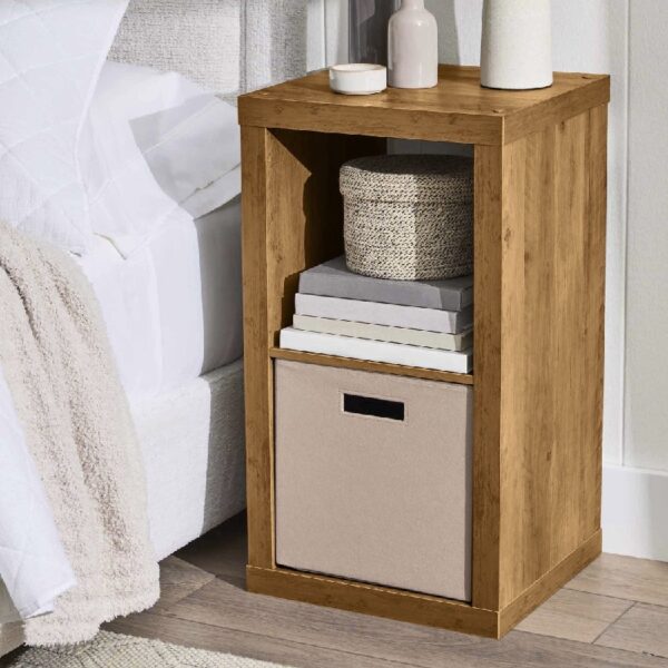 2 Cube Storage Organizer, Charcoal