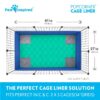 Paw Inspired PopCorner Guinea Pig Fleece Cage Liners for Midwest and C&C | Fleece Bedding for Guinea Pigs, Ferrets, Rabbits, Hamsters, Small Animals | Reinforced Corners Pee Pads (C&C 2x3, Green)