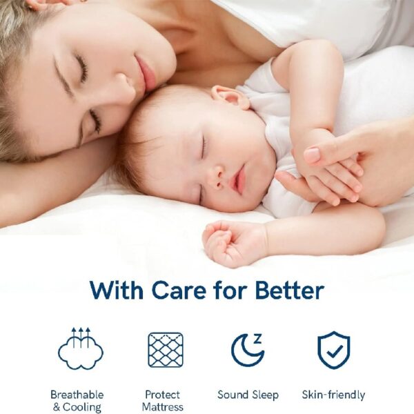 100% 400TC Mattress Topper Queen for Back Pain, Extra Thick Cooling Mattress Pad, Mattress Protector Pillow Top Mattress Cover with 8-21