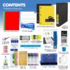 BAZIC School Kit Supplies Kit 86 Count, Bazic Products School Supplies Composition Books for Student 3-6 Grades, Spec May Vary, 1-Pack