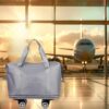 Expandable Luggage Bag With 360° Wheels Extra Large Capacity Wet/Dry Separation Ideal For Business Trips Gym Students And Travel
