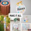 Cricut Premium Vinyl Rolls Bundle - Rainbow 15 Foot Adhesive Vinyl Rolls
