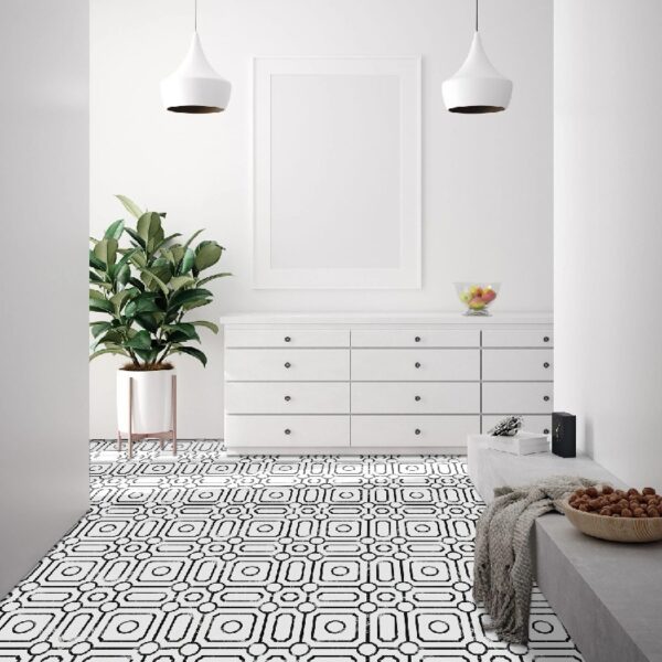 Retro Self Adhesive Vinyl Floor Tile - 20 Tiles/20 Sq. ft., 12 x 12, Slate Flooring Materials