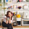 Easy-Prep Electric Can Opener, White Icing by Drew Barrymore