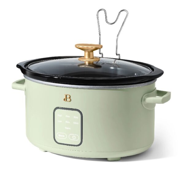 4Qt Slow Cooker with Touch-Activated Display, White Icing by Drew Barrymore