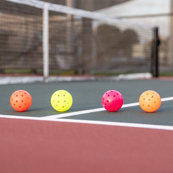 Outdoor Pickleballs - USAPA - Regulation Size - Optic Yellow - 6 Pack - 0.92oz
