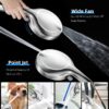 High Pressure Handheld Showerhead, 10 Spray Modes, with 60