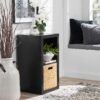2 Cube Storage Organizer, Charcoal