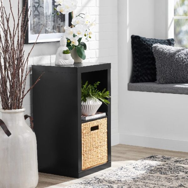 2 Cube Storage Organizer, Charcoal