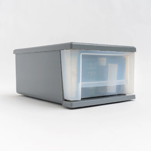 7 Qt Small Plastic Drawers, Under Bed Storage Bins, Stackable, Modular 5Pk