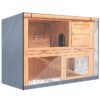4FT Rabbit Hutch Cover Double Decker Pet Bunny Cage Waterproof Dustcover Outdoor Garden Patio
