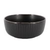 Leo 16 Piece Stoneware Dinnerware Set In Black