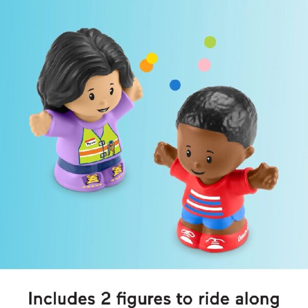 Little People School Bus Musical Toddler Toy Vehicle with 2 Figures