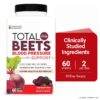 Total Beets Blood Pressure Support Soft Chews, Beetroot Gummies Alternative, Beet Supplement, 60 Chews by