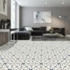 Retro Self Adhesive Vinyl Floor Tile - 20 Tiles/20 Sq. ft., 12 x 12, Slate Flooring Materials