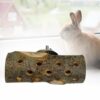 EHJRE Hamster Molar Toy Rabbit Chew Toy Wooden Accessories Bite Playing Snacks Chinchilla Toy Hamster Chew Toy for Rats Guinea Pigs S