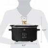4Qt Slow Cooker with Touch-Activated Display, White Icing by Drew Barrymore