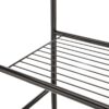 3-Shelf over the Toilet Steel Wall Mount Storage Shelf Unit, Black, Holds up to 30 lb Capacity