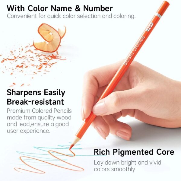 180 Colored Pencils, Shuttle Art Soft Core Coloring Pencils Set with 4 Sharpeners, Professional Color Pencils for Artists Kids Adults Coloring Sketching and Drawing