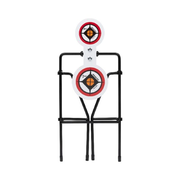 AR500 Spinner Target, Large Frame, White, Steel, Shooting Practice Targets, 4