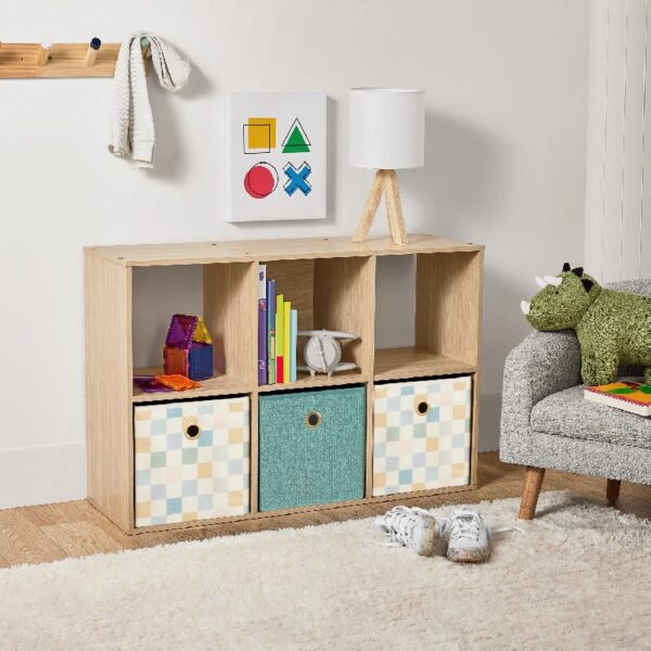6 Cube Storage Organizer, White