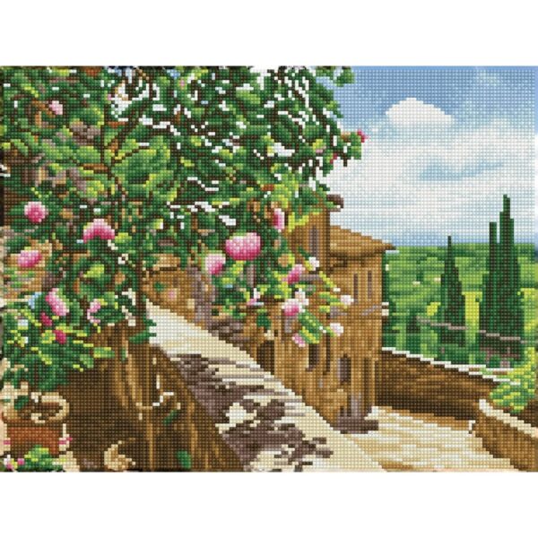 Diamond Dotz Tuscan Vista Diamond Painting Kits for Adults - Diamond Art Kits a Relaxing Creative Craft Kit with Dotz Gems 12.2x16.1