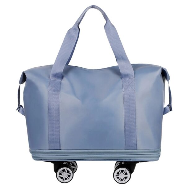 Expandable Luggage Bag With 360° Wheels Extra Large Capacity Wet/Dry Separation Ideal For Business Trips Gym Students And Travel