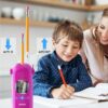 AFMAT Electric Pencil Sharpener Rechargeable Hands-Free Purple