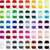 113 Piece Crochet with Yarn Set–1600 Yards Assorted Yarn 73PCS Crochet Accessories Set Including Ergonomic Hooks, Knitting Needles & More Ideal Beginner Kit