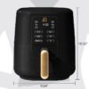 3 Qt Air Fryer with TurboCrisp Technology, White Icing by Drew Barrymore