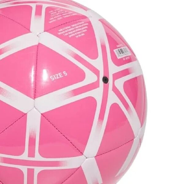 555125fb84ab415680fab329010fa06a Adidas Starlancer Club Soccer Ball SZ 5 Pink | White