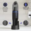 IonVac, Lightweight Handheld Cordless Vacuum Cleaner, USB Charging, Multi-Surface, New