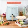 3 Qt Air Fryer with TurboCrisp Technology, White Icing by Drew Barrymore