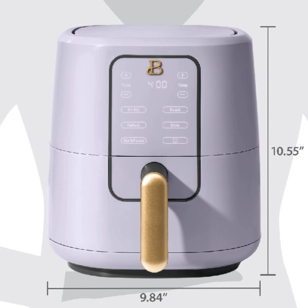 3 Qt Air Fryer with TurboCrisp Technology, White Icing by Drew Barrymore