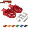 Motorcycle Universal CNC Colorful Footpeg Footrest Foot Pegs