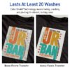 (3 pack) Avery Heat Transfer Paper for Dark Fabrics, 5 Sheets (3279)
