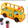 Little People School Bus Musical Toddler Toy Vehicle with 2 Figures