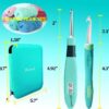 Yarniss Crochet Hooks Set with Digital Counter, 17 Sizes Light Up Crochet Hooks 2.5mm-14.0mm