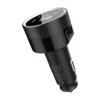 Bluetooth FM Transmitter via Remote Control & USB Compatible with Smartphone,3.2x1.4x1.4' 85g