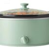 6 Quart Oval Slow Cooker, Stainless Steel Finish, Glass Lid, Model # MS54100112168S