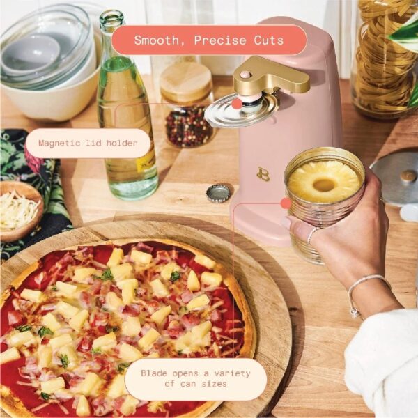 Easy-Prep Electric Can Opener, White Icing by Drew Barrymore