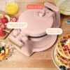 Rotating Belgian Waffle Maker, White Icing by Drew Barrymore