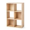 6 Cube Storage Organizer, White