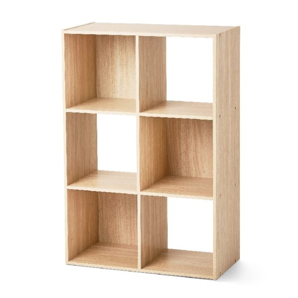 6 Cube Storage Organizer, White
