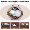 Travel Duffel Bag for Women, Large Weekender Overnight Bag, Carry-on Gym Bag with Separate Shoes Compartment, Mom Hospital Bags for Labor and Delivery with 2 Packing Cubes