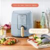 3 Qt Air Fryer with TurboCrisp Technology, White Icing by Drew Barrymore