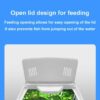 Aquarium Fish Tank No Water Change Self-circulating Ecological Fish Tank with Slient Pump Led Lamp