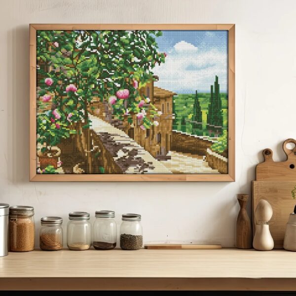 Diamond Dotz Tuscan Vista Diamond Painting Kits for Adults - Diamond Art Kits a Relaxing Creative Craft Kit with Dotz Gems 12.2x16.1