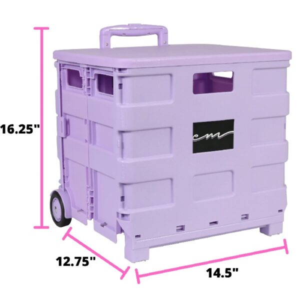 Everything Mary Plastic Craft Cart Organizer - Blue - Hobby Storage Case - Ideal for Teachers & Crafters